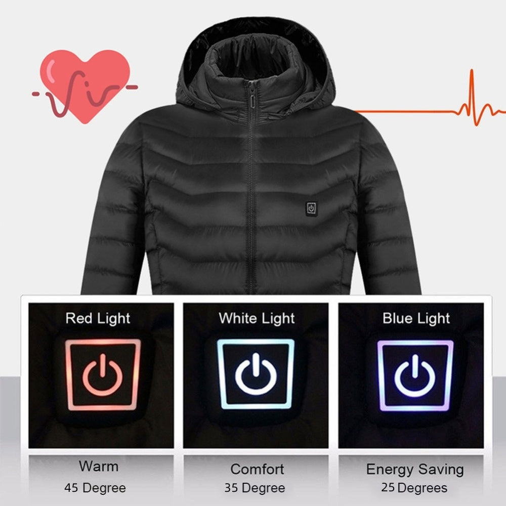 Heated USB Winter Jacket