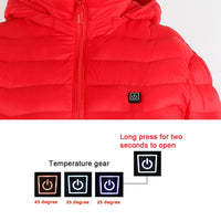 Heated USB Winter Jacket