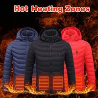 Heated USB Winter Jacket