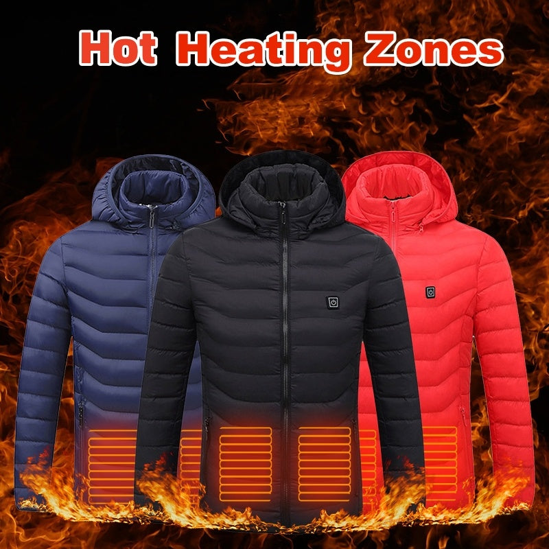 Heated USB Winter Jacket