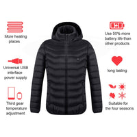Heated USB Winter Jacket